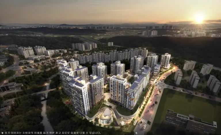 엘리프 검단 포레듀 조감도 (사진=계룡건설)