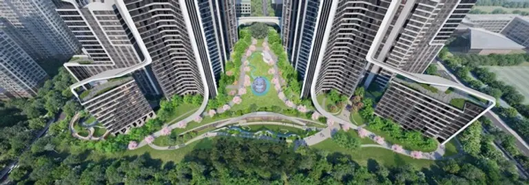 개포우성7차 래미안 루미원, 초대형 중앙광장‘파라마운트 밸리(사진=삼성물산)