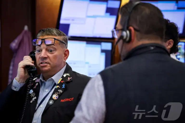 뉴욕증권거래소 트레이더들