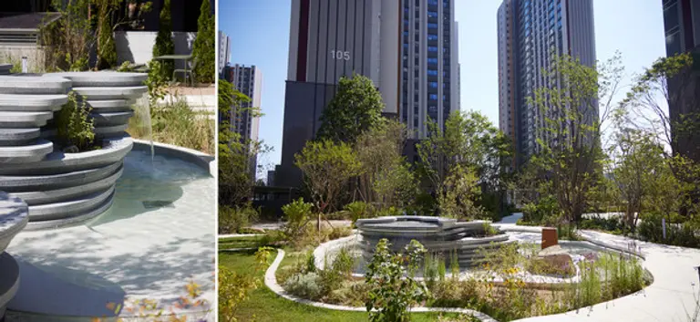 그린바이그루브(GREEN X GROOVE) 정원 디자인 (사진=롯데건설)