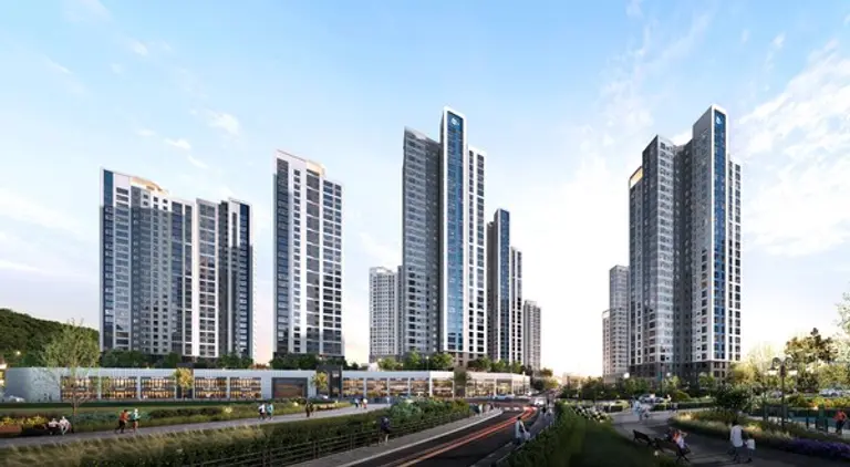 명장2구역 재개발 정비사업 투시도 (사진제공=두산건설)