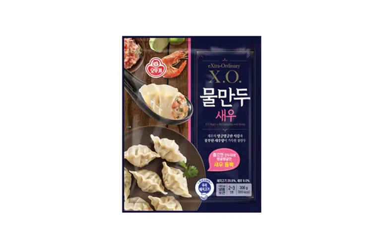 오뚜기 X.O. 물만두 새우 시뮬컷