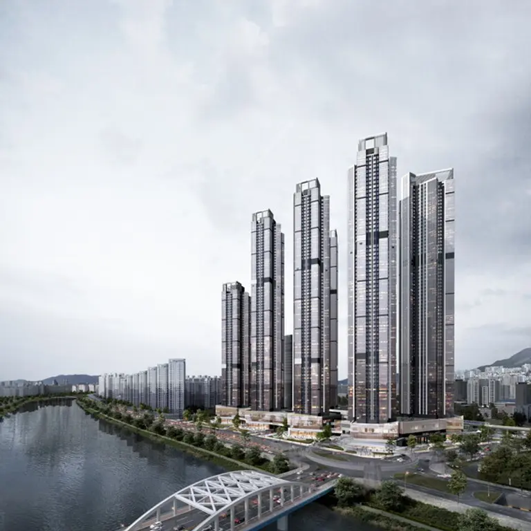 르엘 리버파크 센텀 정면투시도 (사진=롯데건설)