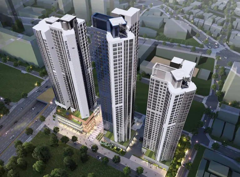 숭의역 라온프라이빗 스카이브 조감도 (사진=라온건설)