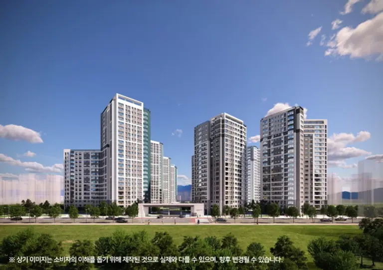 에코델타시티 푸르지오 트레파크 투시도