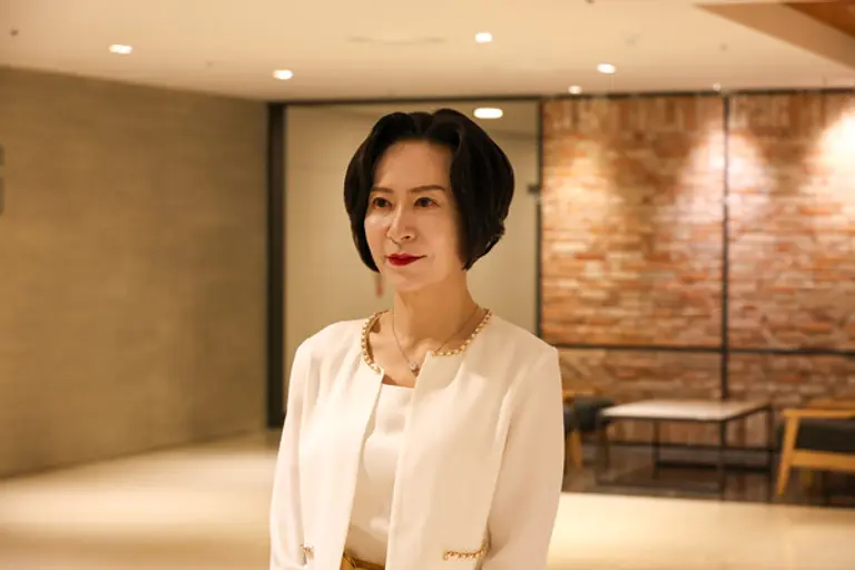 수여식에 참석한 롯데장학재단 장혜선 이사장