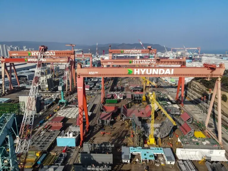 HD현대중공업 야드 전경. (제공 HD현대)