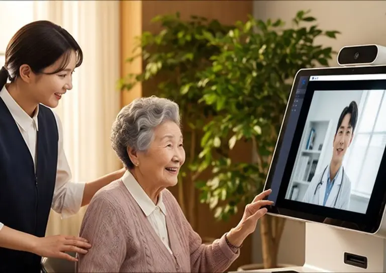 AI 비대면 시니어 헬스케어 서비스 (사진제공=비트컴퓨터)