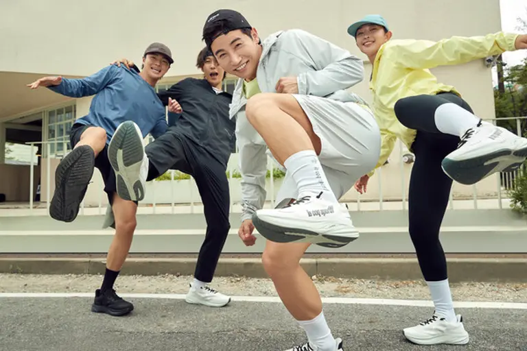 르꼬끄 스포르티브가 가을·겨울 시즌을 맞아 개그맨 유세윤과 ‘미워도 다시 한 런(RUN)’ 캠페인을 시작한다. (사진제공=데상트코리아)