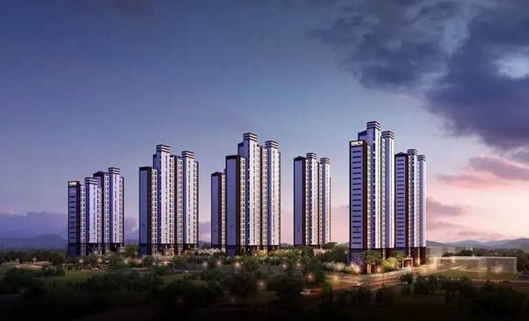 금성백조, ‘안성 아양 금성백조 예미지’ 야경 투시도