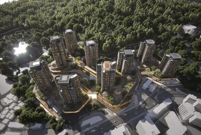 워커힐아파트 재건축 조감도 (사진=해안건축)