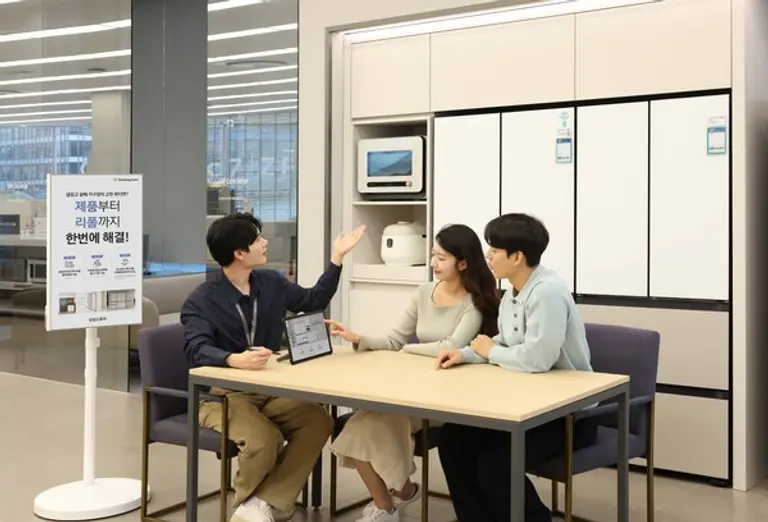삼성전자가 23일부터 가구장 리폼부터 제품 설치, 사후 관리까지 원스톱으로 제공하는 