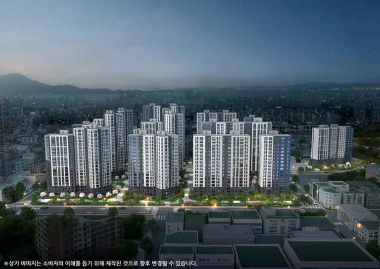 두산위브&수자인 부평 더퍼스트 투시도 (사진=두산건설·BS한양 컨소시엄)