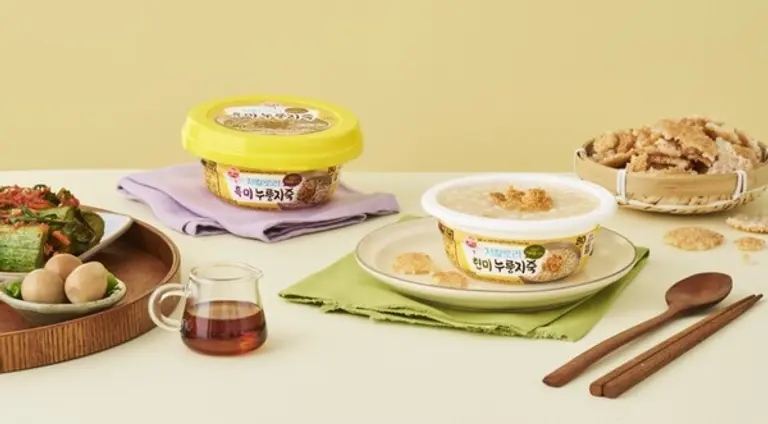 오뚜기 라이트앤조이 누룽지죽 2종 연출컷