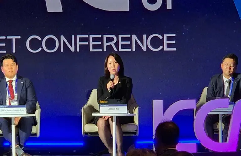 KB자산운용 노아름 ETF사업본부 본부장(중앙). 사진=이태윤 기자