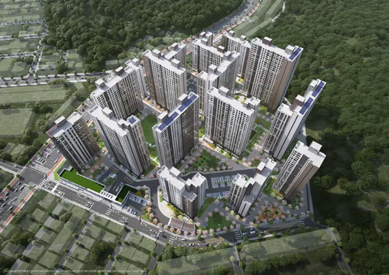 두산위브더제니스 청주 센트럴파크 조감도