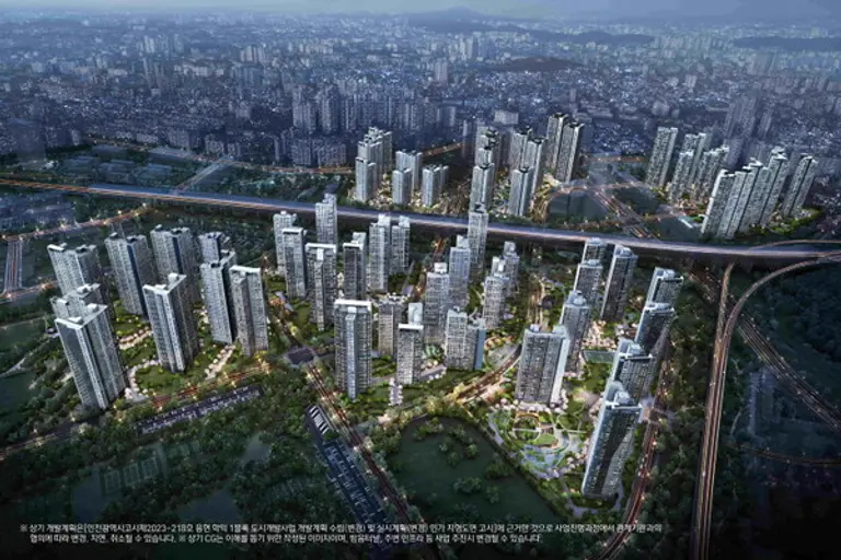 시티오씨엘 마스터플랜 조감도