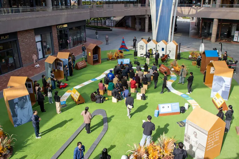 경기 수원시 아브뉴프랑 광교에서 ‘경기도 장애인 기획소득 특별 전시회(기회의 창 너머 2025)’가 열린다. (사진=호반그룹)