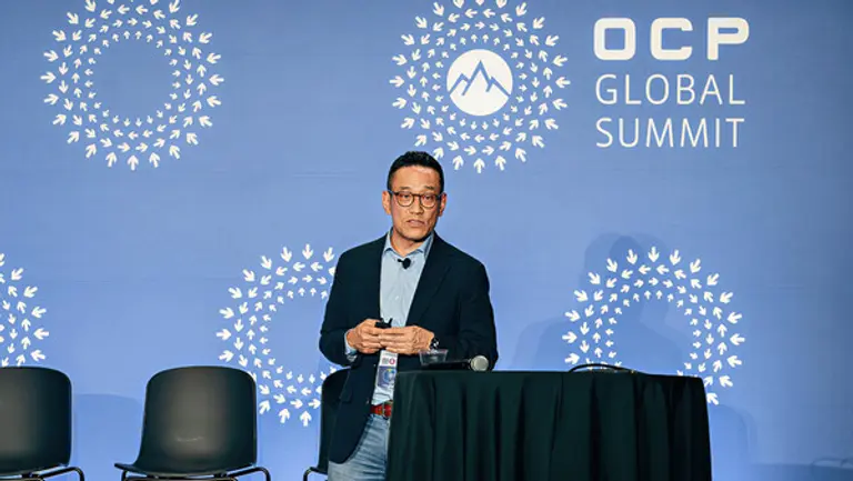 SK하이닉스 김천성 부사장이 발표를 진행하고 있다. 