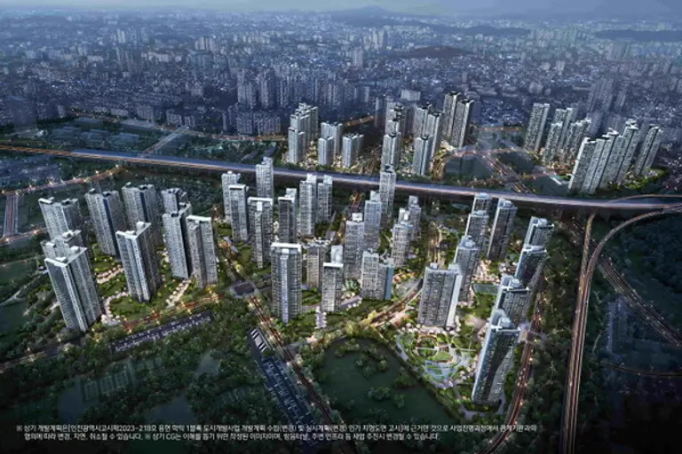 시티오씨엘 마스터플랜 조감도