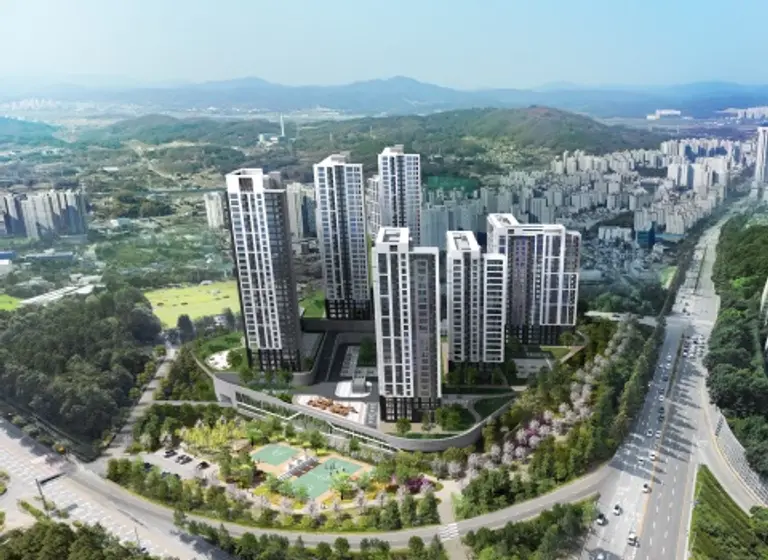 청주 홍골 민간임대아파트 예상 조감도 (사진제공=BS한양)