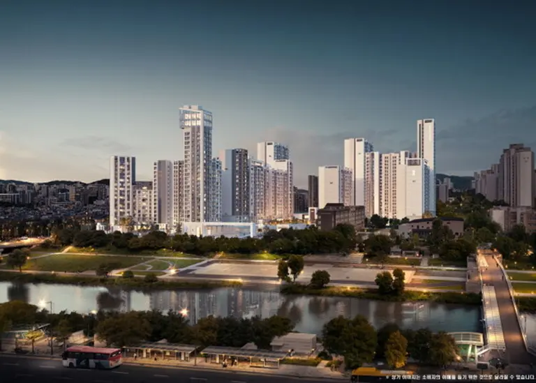 더샵 분당티에르원 투시도(출처_느티마을 3단지 리모델링주택조합)