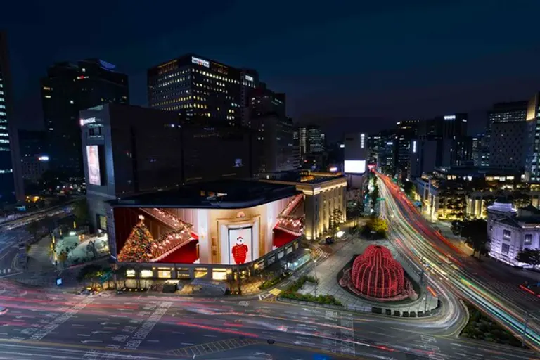 신세계스퀘어 크리스마스 영상 이미지 (사진제공=신세계백화점)