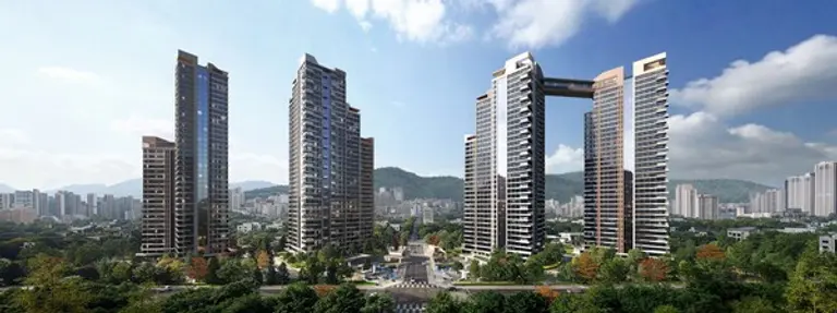 부산 사직5구역 재개발사업 반조감도 (사진제공=현대건설)