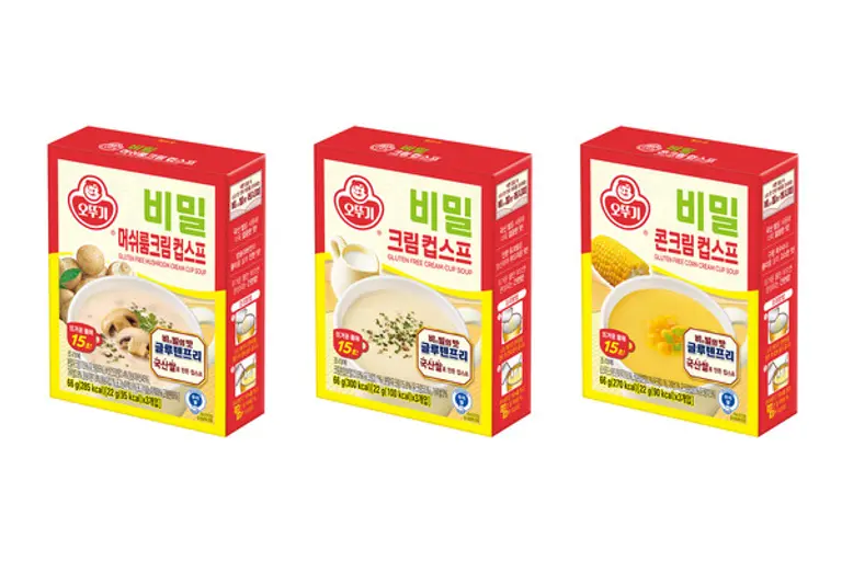 오뚜기 비밀 컵스프 3종 시뮬컷