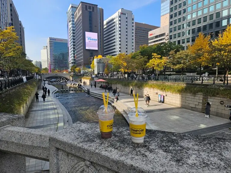 컴포즈커피 신메뉴에 대한 현장 반응은 아쉬웠다.(사진=황태규 기자)