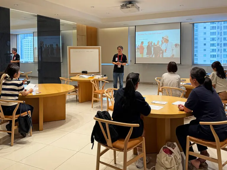 현대백화점 문화콘텐츠 강의 모습 (사진제공=현대건설)