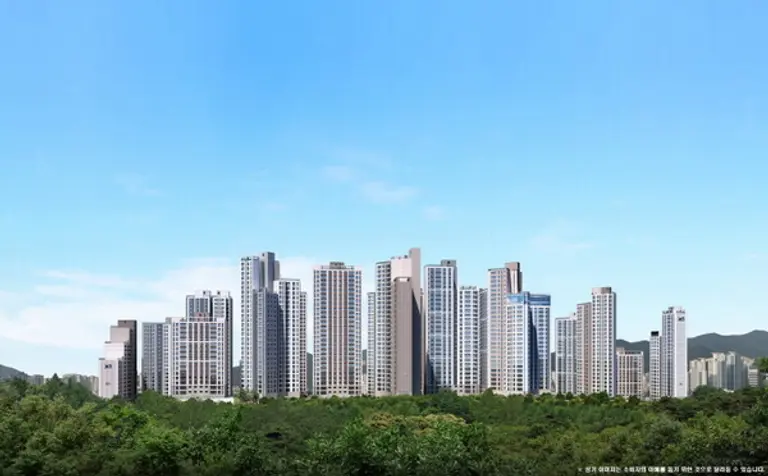 안양자이 헤리티온 투시도