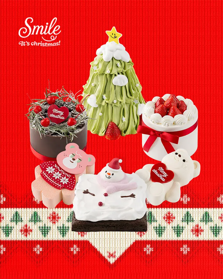 노티드, 크리스마스 홀리데이 케이크 6종 출시. (사진=노티드)