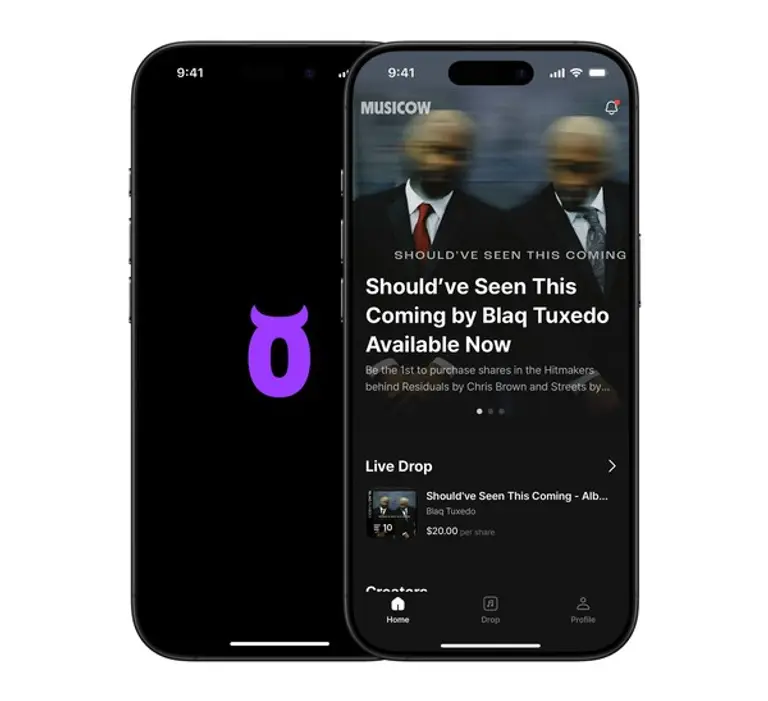 뮤직카우 US가 그래미 수상 R&B 듀오 ‘블랙 턱시도’와 베타 테스트를 완료하고, 26년 1월 중 정식 서비스를 출시할 계획이다.