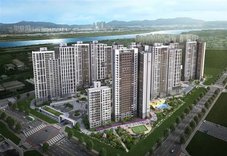 풍무역세권 수자인 그라센트 1차 조감도 (사진=BS한양)