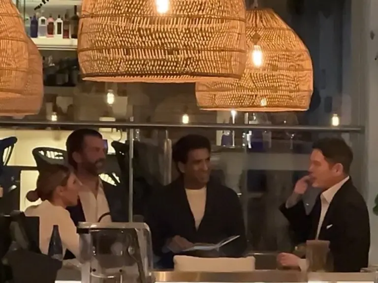  * 사진 왼쪽부터 트럼프 주니어, 오미드 말릭 1789캐피탈 공동 설립자, 정용진 신세계그룹 회장. (사진제공=독자)