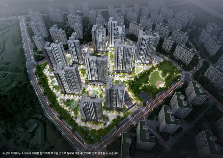 두산위브더제니스 센트럴 천안 조감도