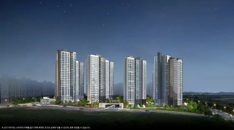 두산위브더제니스 센트럴 천안 투시도(사진제공=두산건설)