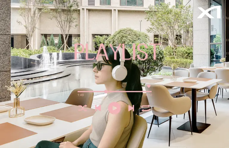 자이사운드스케이프가 적용된 메이플자이 카페테리아 (사진제공=GS건설)