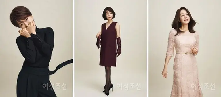 (좌) 캐주얼하면서 시크한 무드의 숏 헤어, 하이모레이디 비비드림, (중) 페미닌하면서 세련된 무드의 단발 헤어, 하이모레이디 브론즈, (우)부드러운 페미닌 무드의 미디 헤어, 하이모레이디 메디호프2