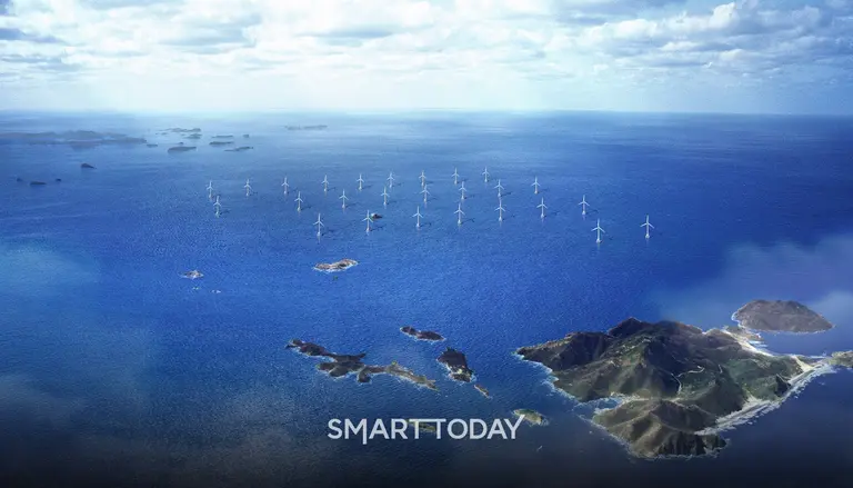 신안우이 해상풍력 발전단지 조감도 (사진=현대스틸산업)