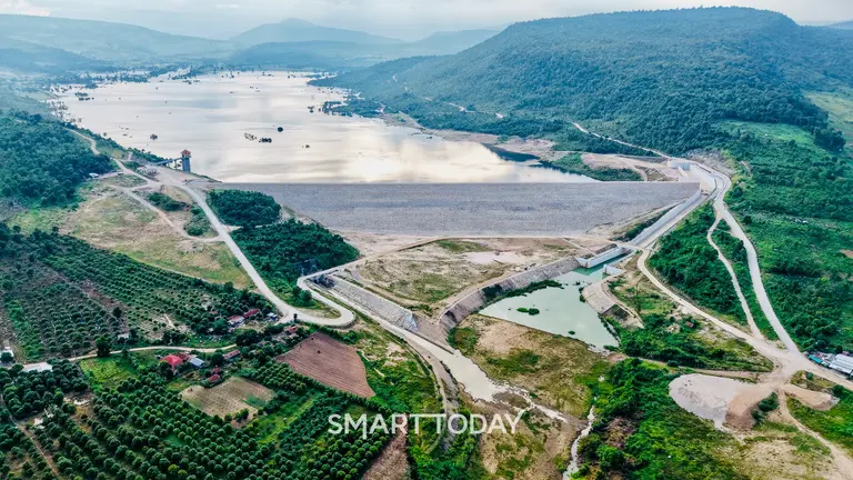 캄보디아 다운트리댐 전경 (사진=계룡건설)