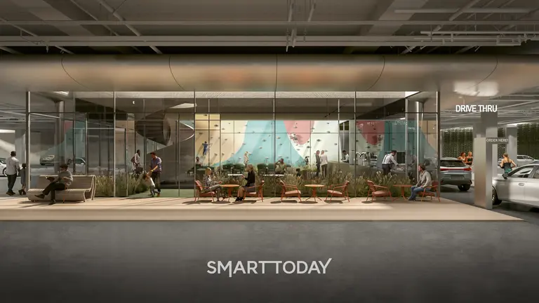 드라이브스루 ‘Park and Ride’ 투시도 (사진=롯데건설)