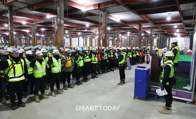 반도건설이 8년 연속 무재해 제로 달성을 위해 