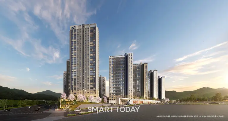 북오산자이 리버블시티 투시도