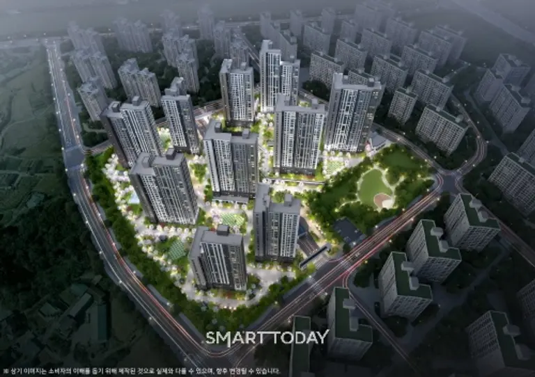 두산위브더제니스 센트럴 천안 조감도