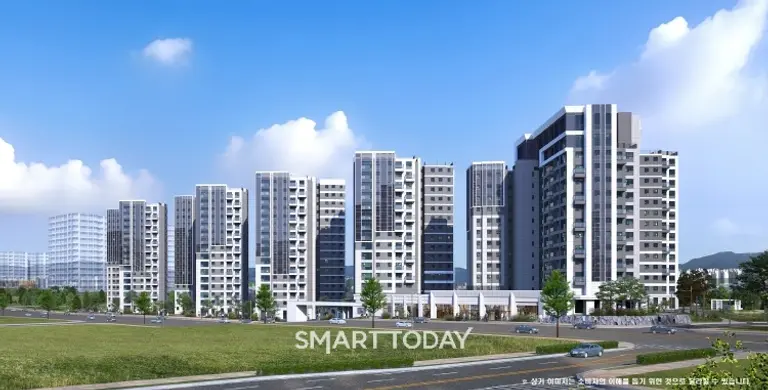 래미안 엘라비네 투시도