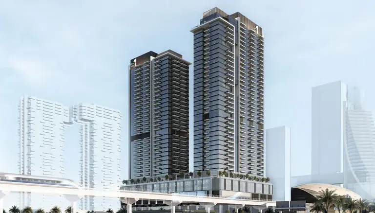 쌍용건설이 수주한 두바이 Avenue Park Towers 투시도. 출처=쌍용건설