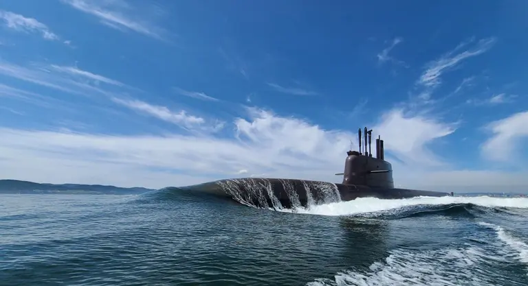한화오션이 건조, 캐나다 차세대 잠수함 사업에 제안한 장보고 III 배치-Ⅱ 잠수함. 한화오션 제공
