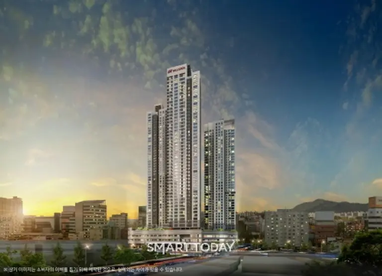 힐스테이트 가양 더와이즈 야경 투시도